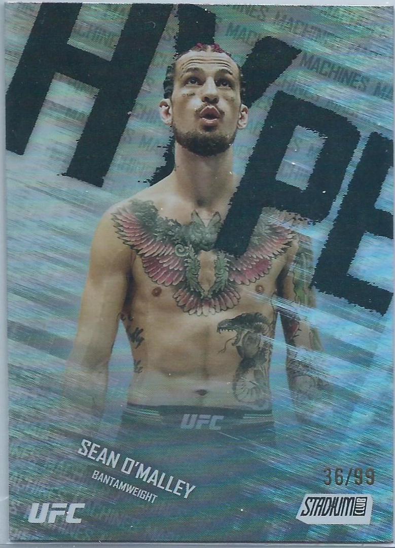 Sean O'Malley 2025 Topps Stadium Club UFC Hype Machines #HM-3 Black