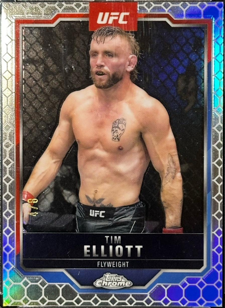 Tim Elliott 2025 Topps Chrome UFC Base #57 OctaFractor