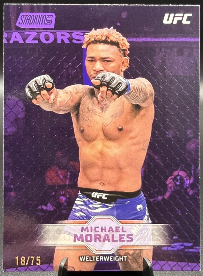 Michael Morales 2026 Topps Stadium Club UFC Base #106 Purple