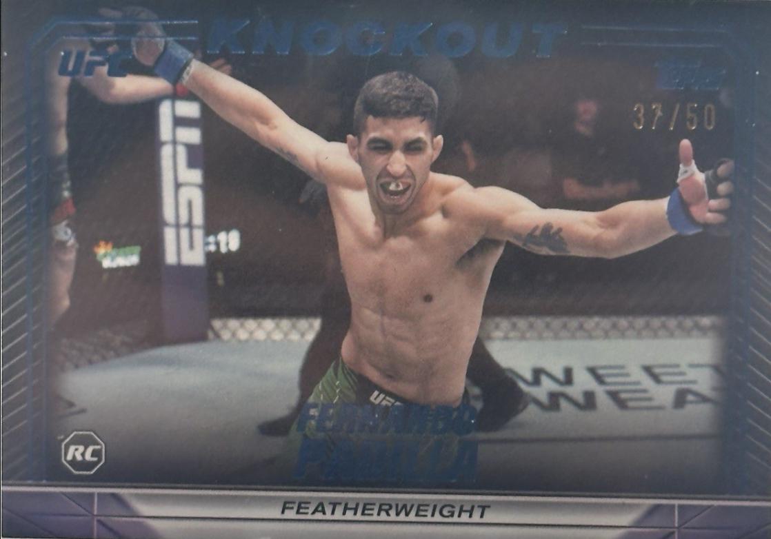 Fernando Padilla 2024 Topps Knockout UFC Base #9 Blue