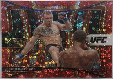 Jack Hermansson 2021 Panini Select UFC Premier Level #138 Red Disco