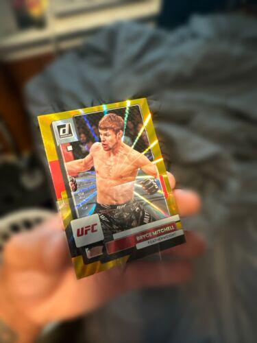 Bryce Mitchell 2023 Panini Donruss UFC Base #108 Gold Laser
