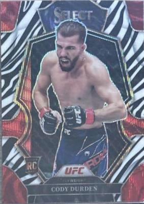 Cody Durden 2023 Panini Select UFC Premier Level #190 Zebra