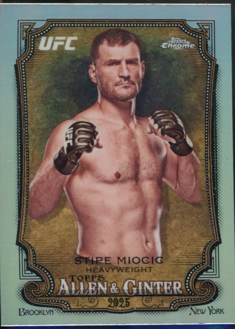 Stipe Miocic 2026 Topps Chrome UFC Allen & Ginter #AG-16 Refractor