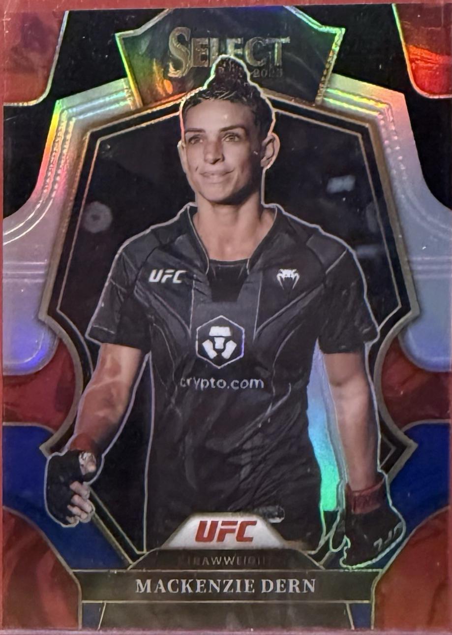 Mackenzie Dern 2023 Panini Select UFC Premier Level #146 Black Blue
