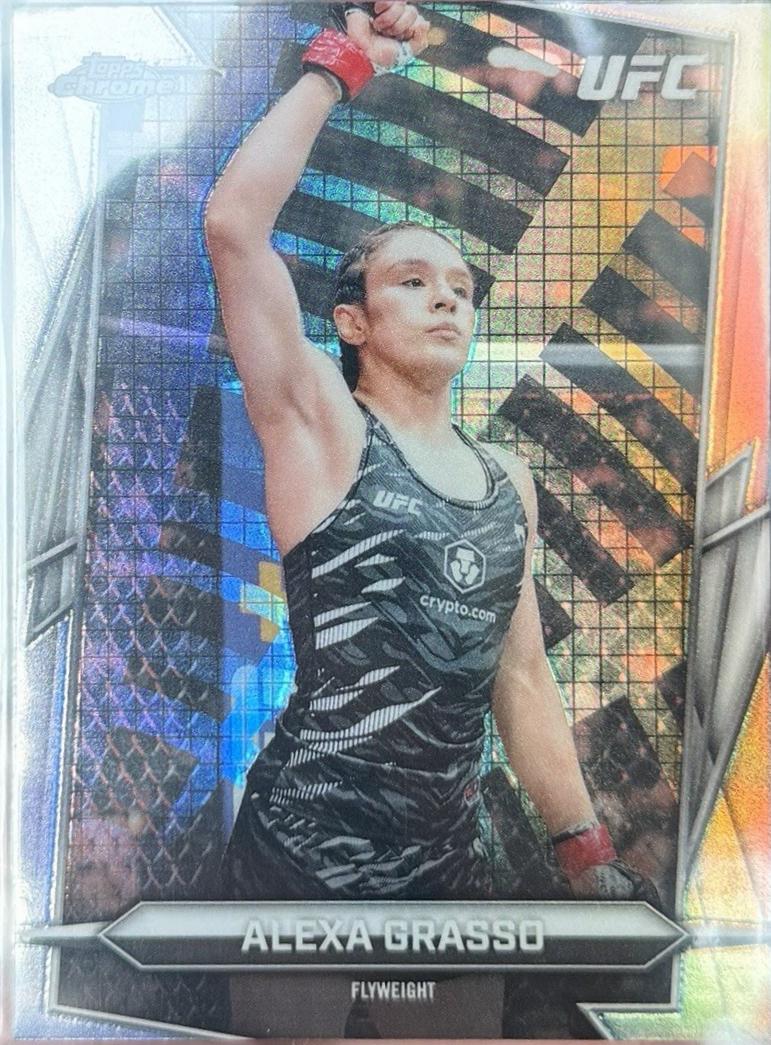 Alexa Grasso 2026 Topps Chrome UFC Base #170 Sonar Refractor