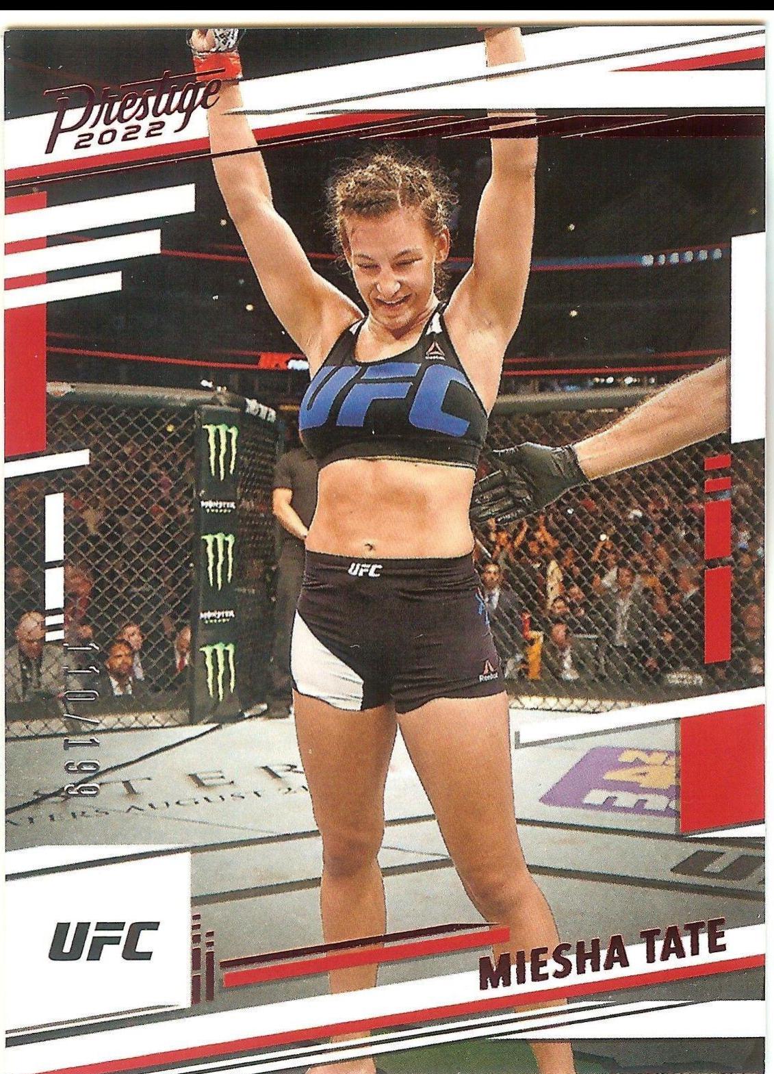 Miesha Tate 2022 Panini Chronicles UFC Base Prestige #172 Red
