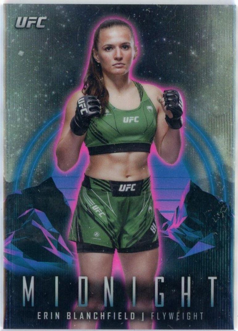 Erin Blanchfield 2024 Topps Midnight UFC Base #17 Midnight
