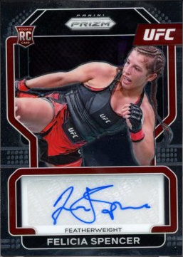 Felicia Spencer 2022 Panini Prizm UFC Signatures #SG-FSP Black