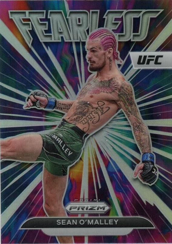 Sean O'Malley 2023 Panini Prizm UFC Fearless #3 Silver