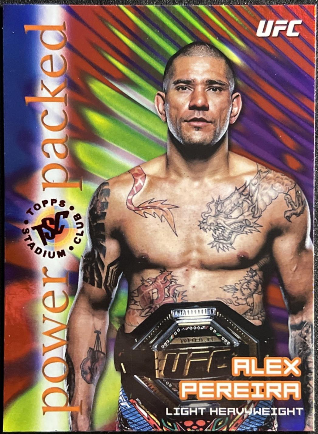 Alex Pereira 2025 Topps Stadium Club UFC Power Packed #PD-20 Red