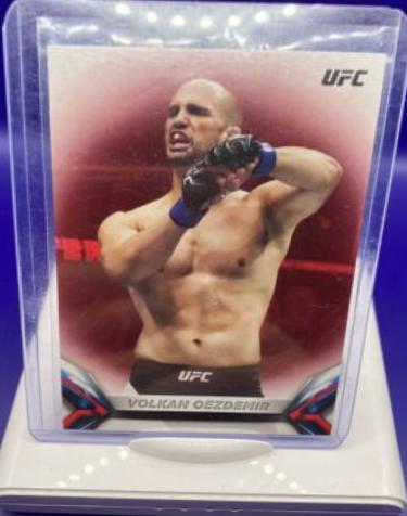 Volkan Oezdemir 2018 Topps UFC Knockout Base #87 Red