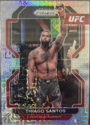 Thiago Santos 2022 Panini Prizm UFC Base #124 Mojo