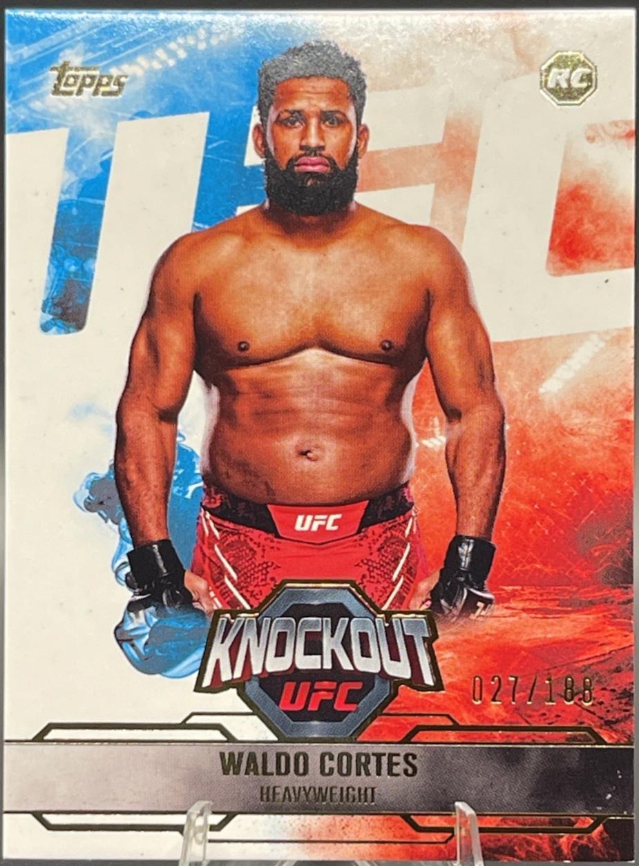 Waldo Cortes Acosta 2025 Topps Knockout UFC Base #22 Gold