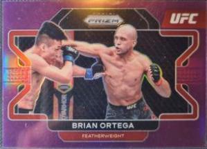 Brian Ortega 2022 Panini Prizm UFC Base #57 Purple