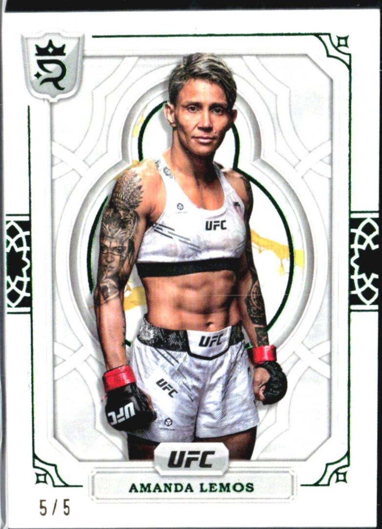 Amanda Lemos 2024 Topps Royalty UFC Base #5 Green