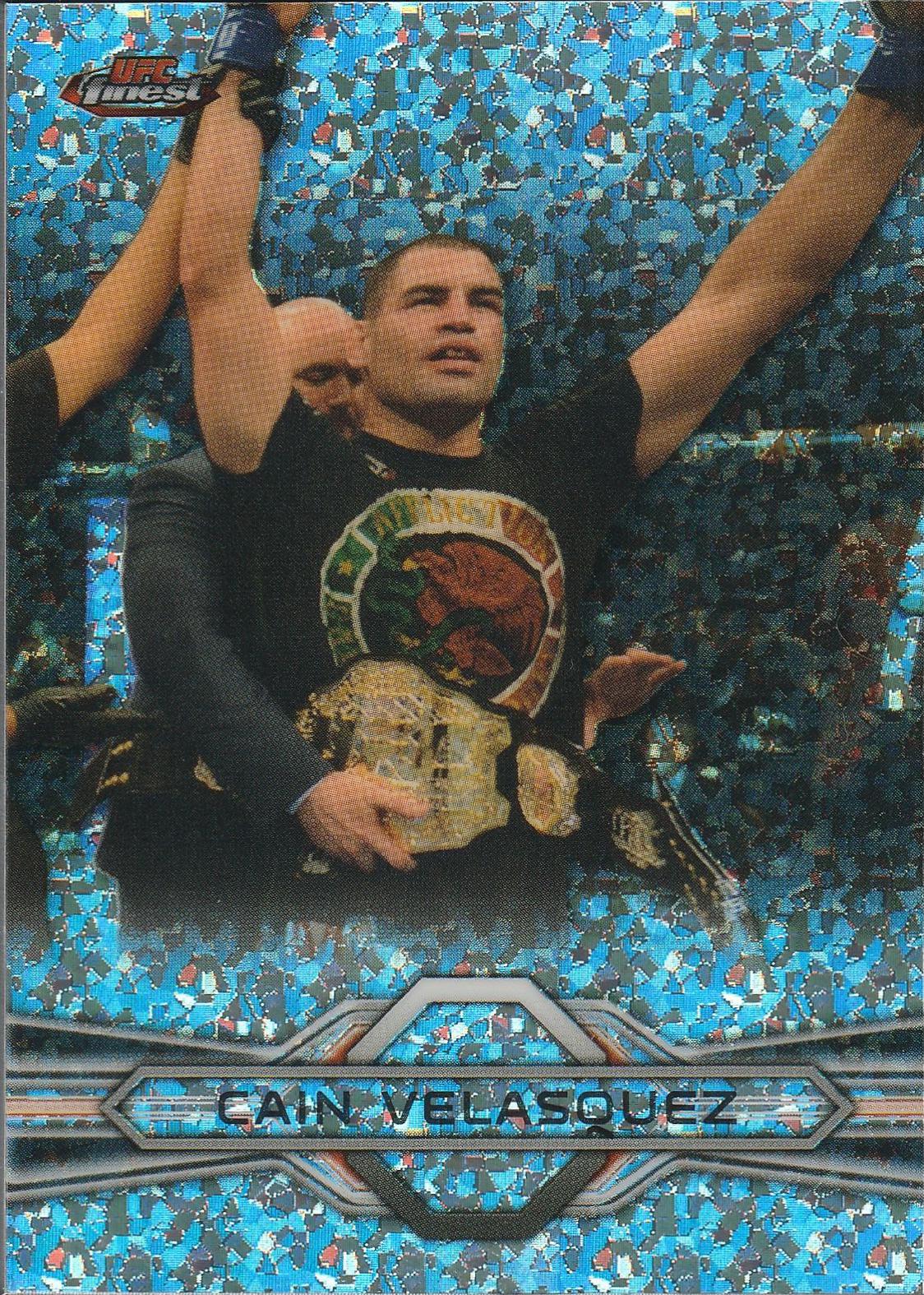 Cain Velasquez 2013 Topps Finest UFC Base #96 Refractor