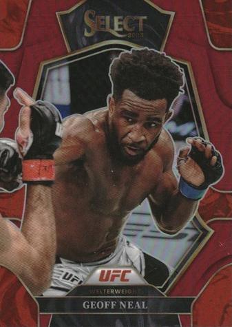 Geoff Neal 2023 Panini Select UFC Premier Level #162 Maroon