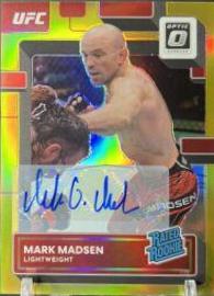 Mark Madsen 2023 Panini Donruss Optic UFC Base Rated Rookies Signatures #139 Gold