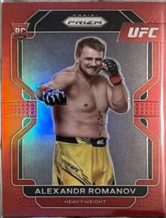 Alexandr Romanov 2022 Panini Prizm UFC Base #137 Red