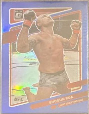 Mauricio Rua 2022 Panini Donruss Optic UFC Base #13 Blue