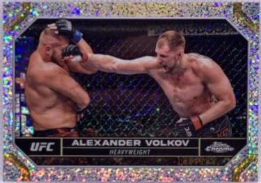 Alexander Volkov 2024 Topps Chrome UFC Base #8 Speckle Refractor