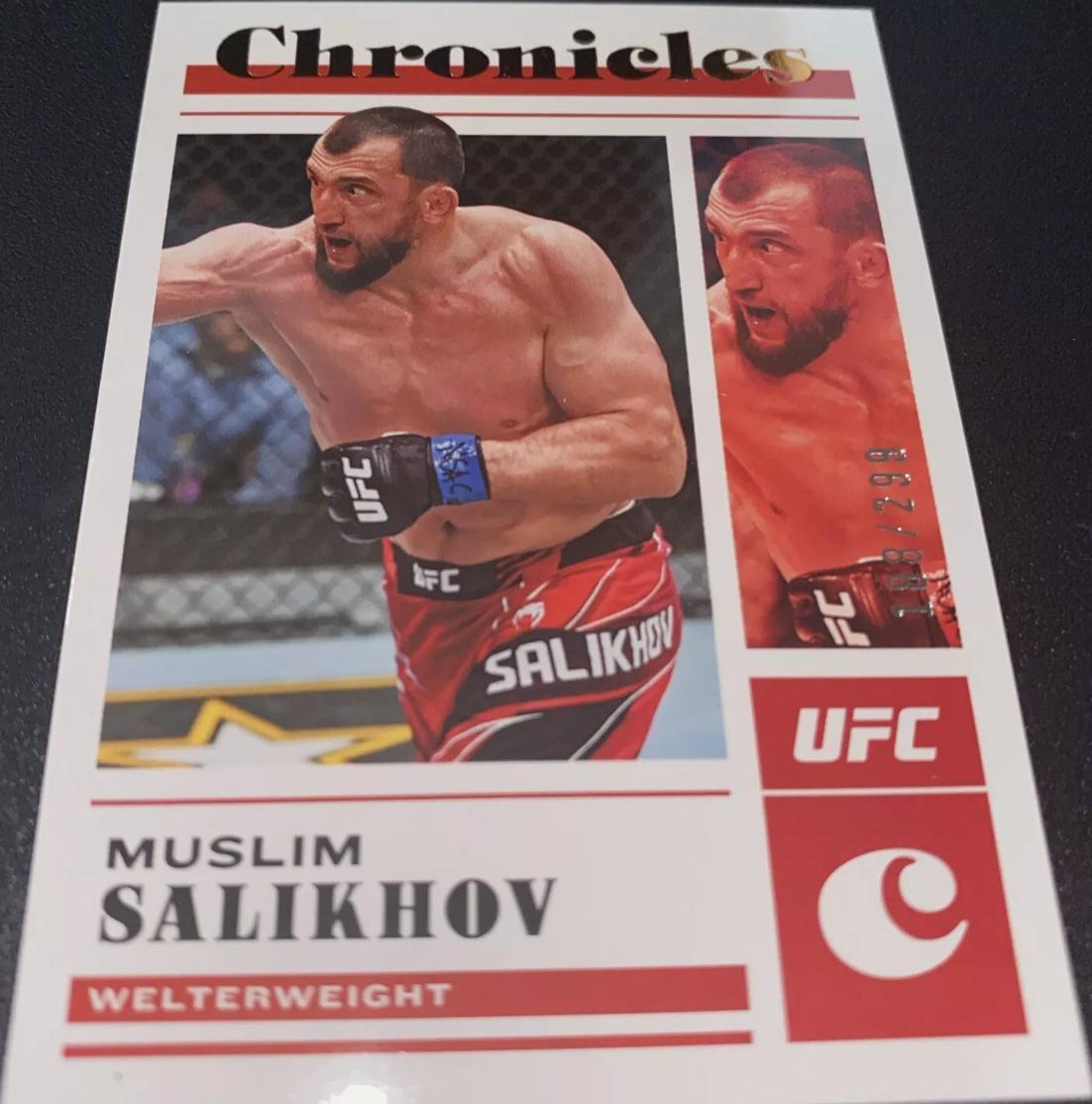 Muslim Salikhov 2023 Panini Chronicles UFC Base Chronicles #29 Bronze