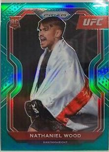 Nathaniel Wood 2021 Panini Prizm UFC Base #39 Teal
