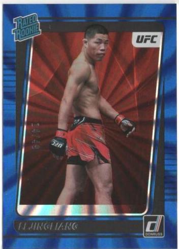 Li Jingliang 2022 Panini Donruss UFC Base #208 Blue