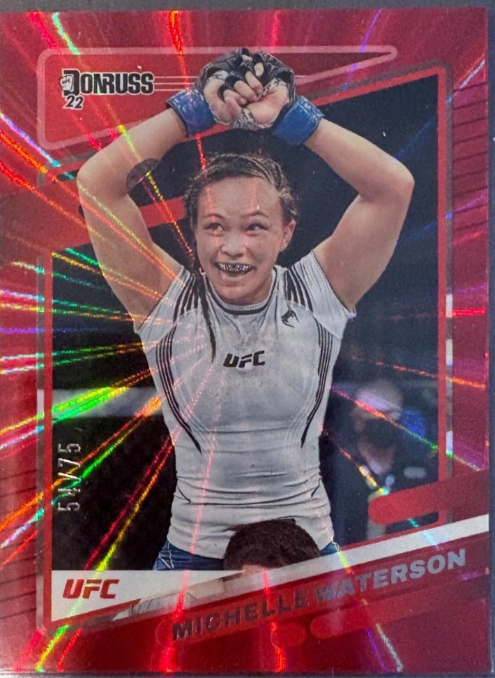 Michelle Waterson-Gomez 2022 Panini Donruss UFC Base #181 Red