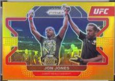 Jon Jones 2022 Panini Prizm UFC Base #4 Gold
