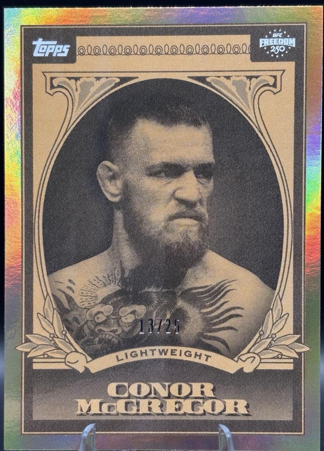 Conor McGregor 2026 Topps UFC Freedom 250 UFC Dollar #UD-1 Orange