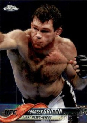Forrest Griffin 2018 Topps Chrome UFC Base #77 Diamond Hot Box