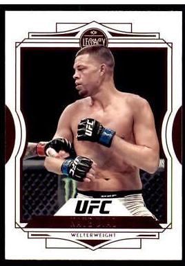 Nate Diaz 2021 Panini Chronicles UFC Base Legacy #49 Pink