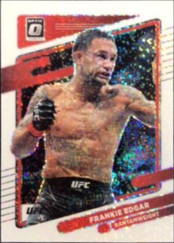Frankie Edgar 2022 Panini Donruss Optic UFC Base #19 White Sparkle