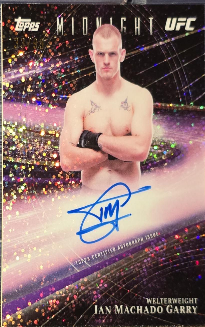 Ian Machado Garry 2026 Topps Midnight UFC Horizon Signatures #HZS-IG Twilight