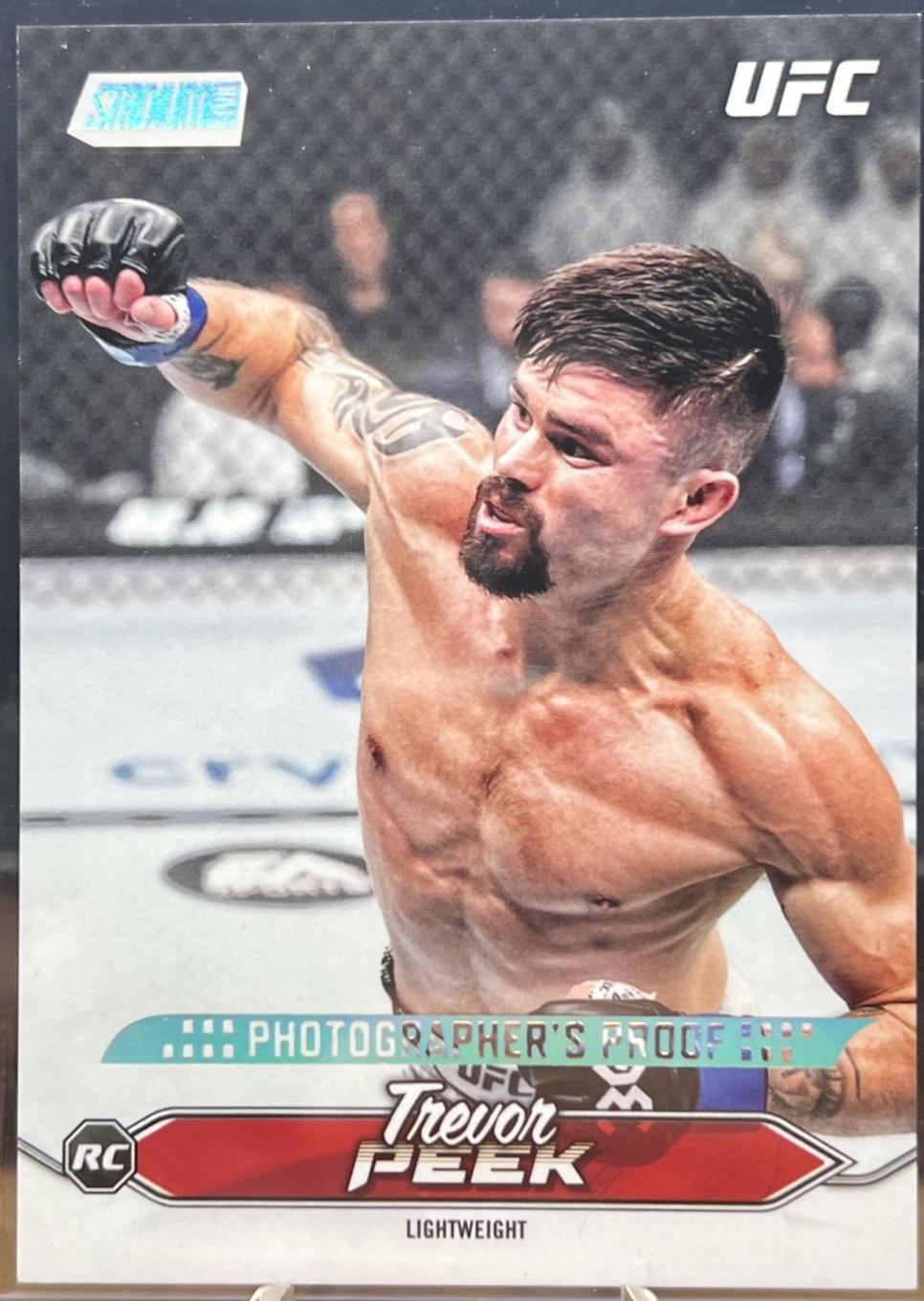Trevor Peek 2025 Topps Stadium Club UFC Base #120 Photographer's Proof