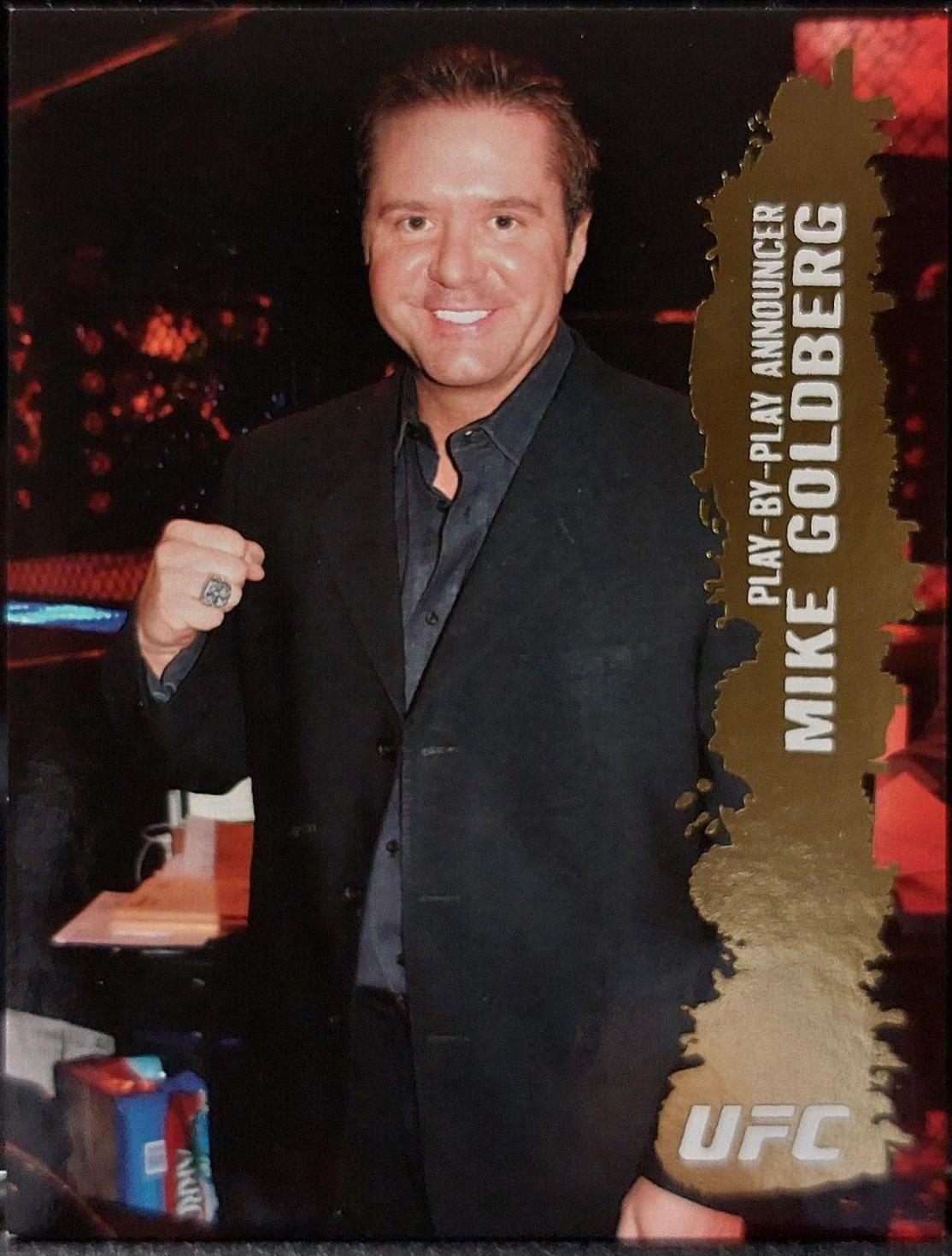 Mike Goldberg 2009 Topps UFC Round 2 Base #145 Gold