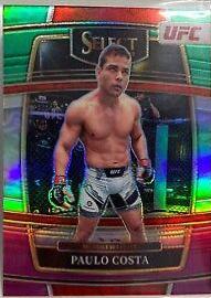 Paulo Costa 2022 Panini Select UFC Concourse #18 Green and Purple