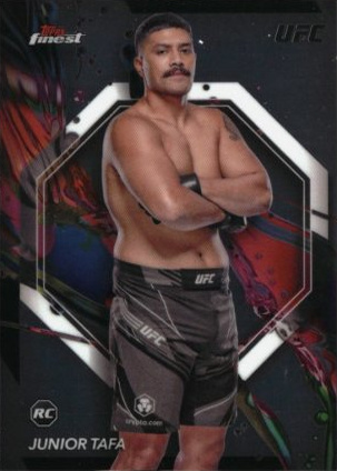 Junior Tafa 2024 Topps Finest UFC Base Common #51 Refractor