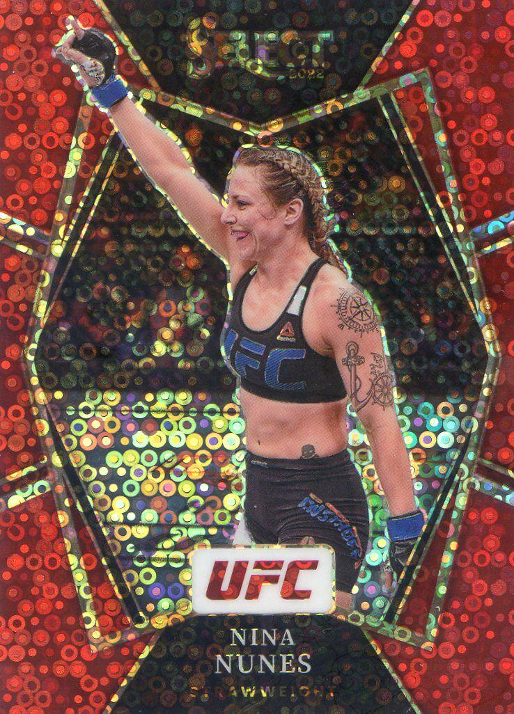 Nina Nunes 2022 Panini Select UFC Premier Level #116 Red Disco