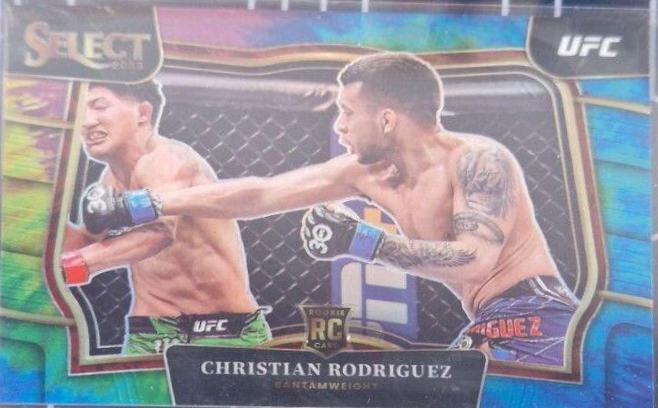 Christian Rodriguez 2023 Panini Select UFC Octagonside #211 Tie Dye