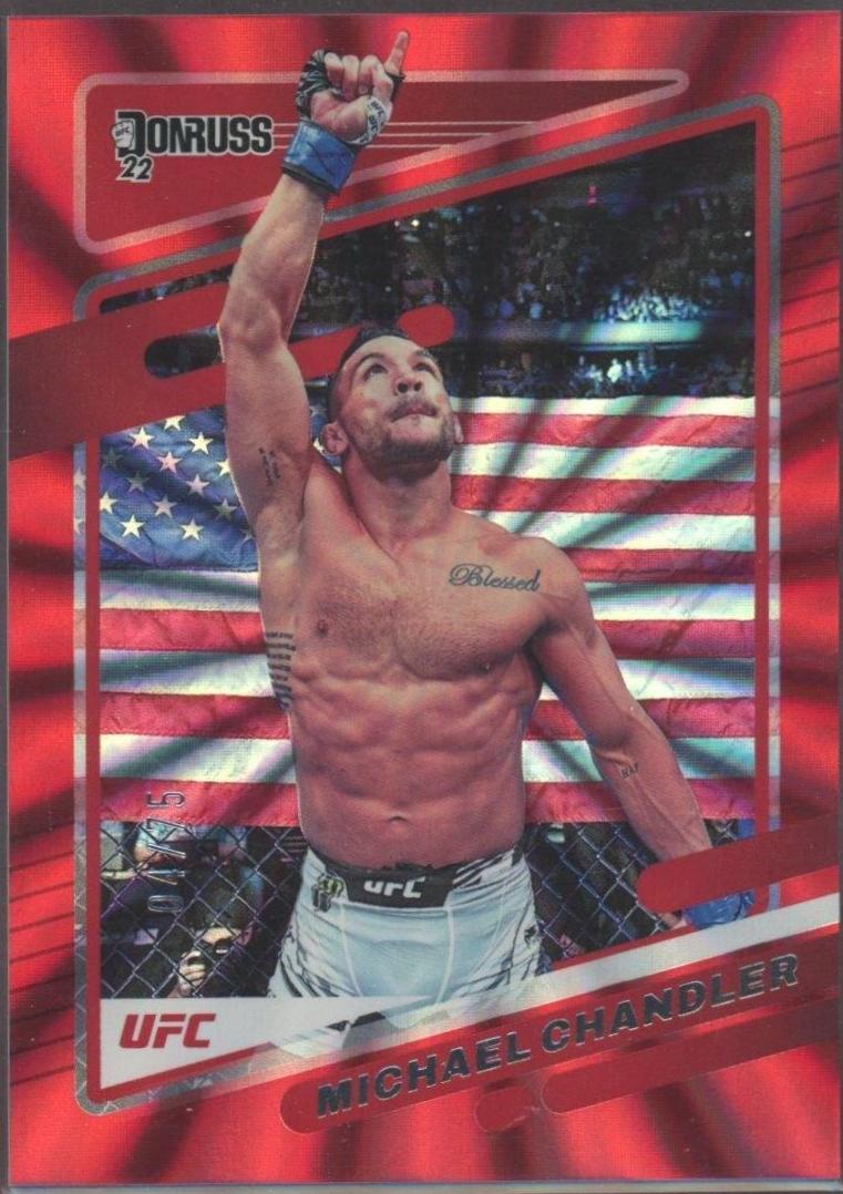 Michael Chandler 2022 Panini Donruss UFC Base #16 Red