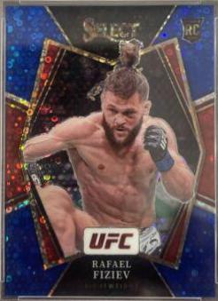 Rafael Fiziev 2022 Panini Select UFC Octagonside #234 Blue Disco