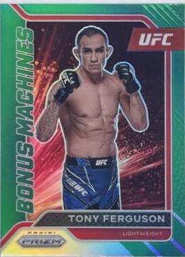 Tony Ferguson 2022 Panini Prizm UFC Bonus Machines #17 Green