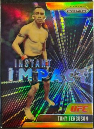 Tony Ferguson 2021 Panini Prizm UFC Instant Impact #22 Gold
