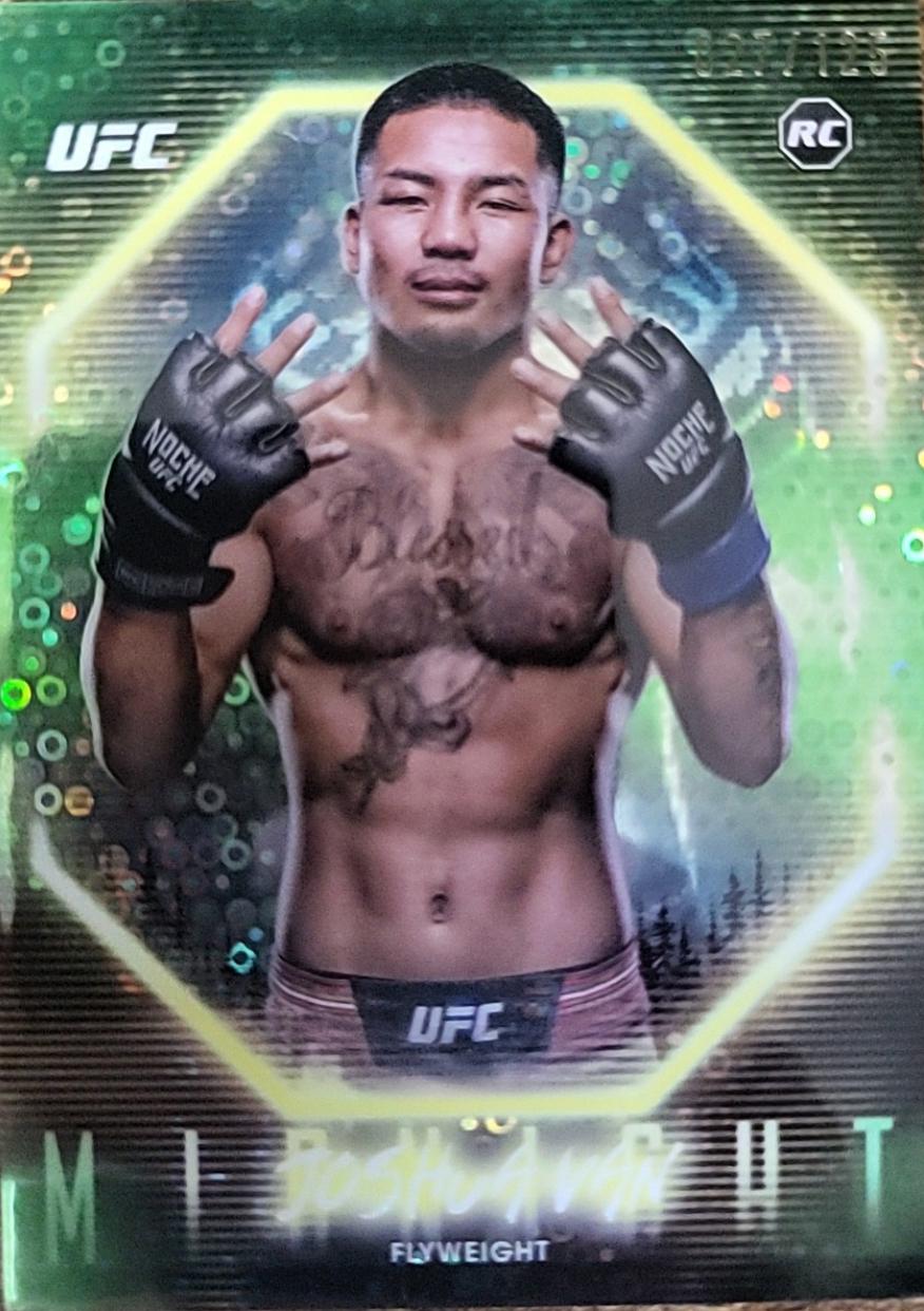 Joshua Van 2025 Topps Midnight UFC Base #52 Morning