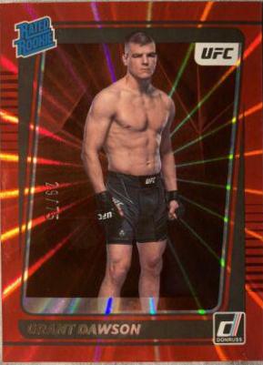 Grant Dawson 2022 Panini Donruss UFC Base #205 Red