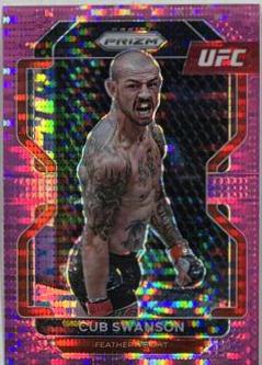 Cub Swanson 2022 Panini Prizm UFC Base #141 Pink Pulsar