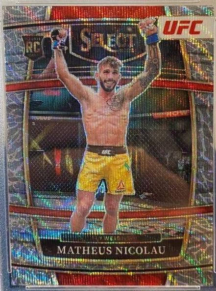 Matheus Nicolau 2022 Panini Select UFC Concourse #83 Elephant